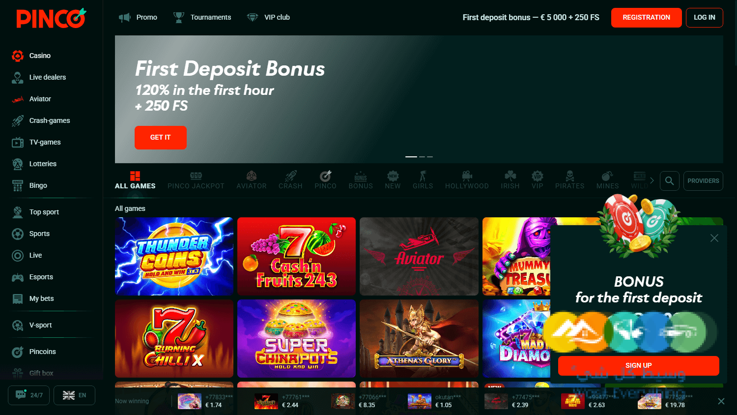 pinco casino online pinco casino online