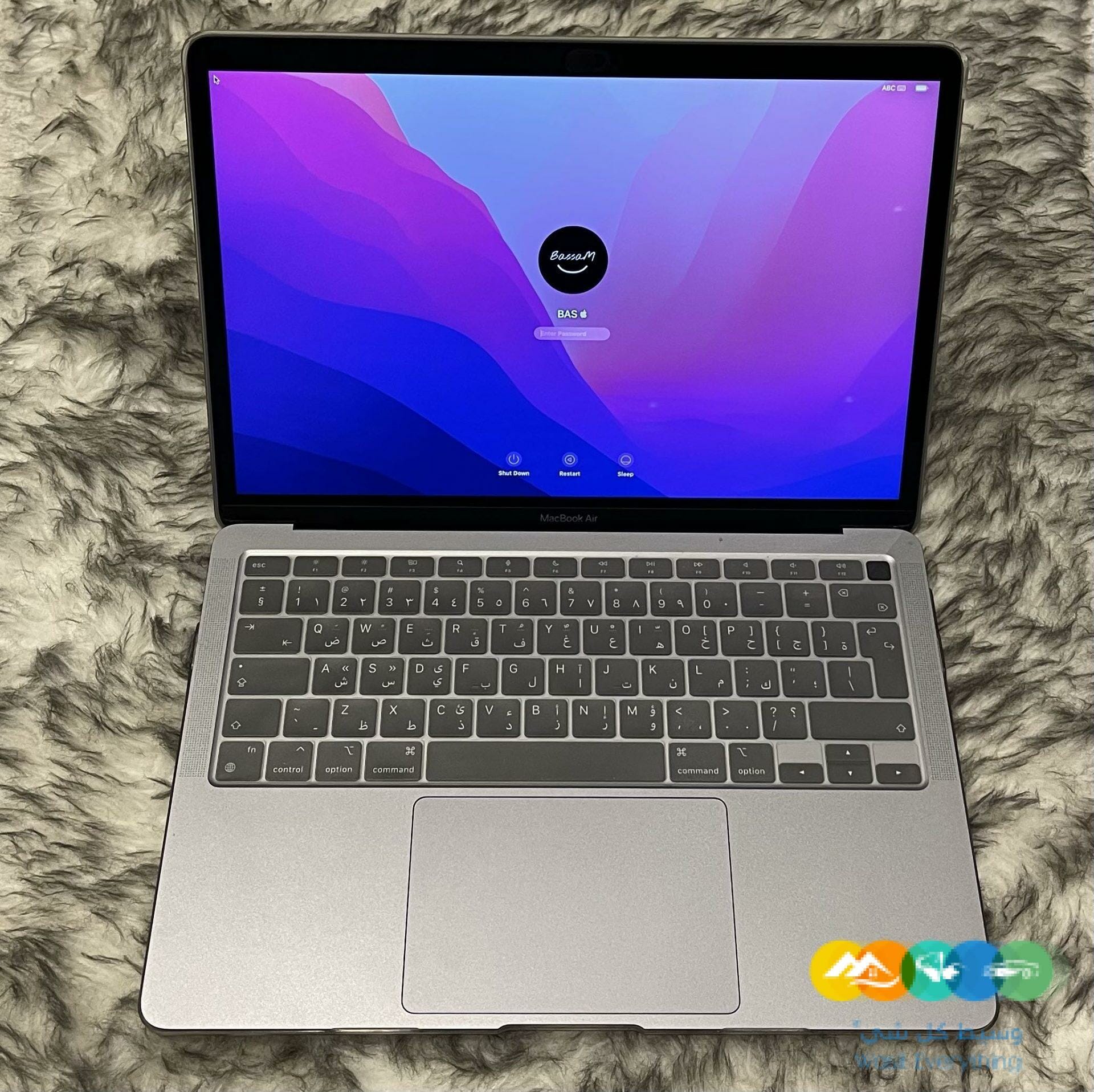 ماك بوك اير M1 سعة 512GB ذاكرة