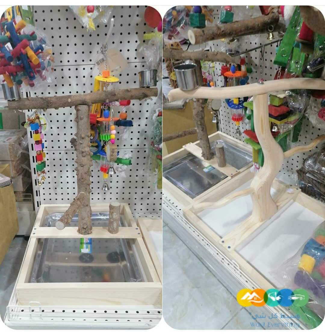 استاندات طيور خشبية