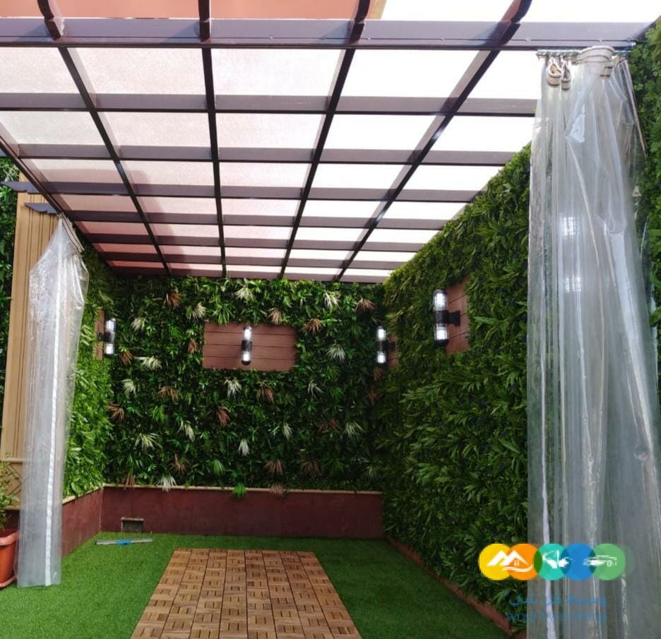 تركيب مظلات حدائق منزلية