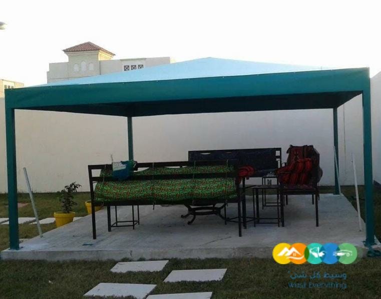 تركيب مظلات حدائق منزلية