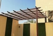 تركيب مظلات حدائق منزلية