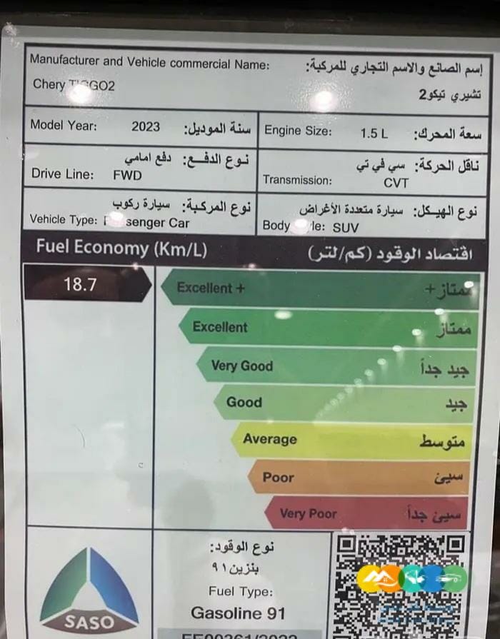 شيرى تيجو 2 لاكجرى 2023 فل