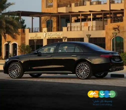 مرسيدس S500 لارج داخلية احمر