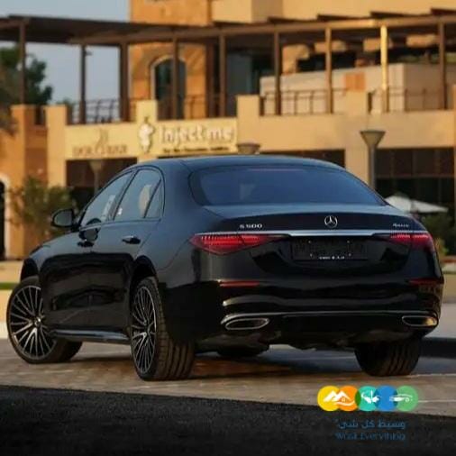 مرسيدس S500 لارج داخلية احمر