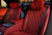 مرسيدس S500 لارج داخلية احمر