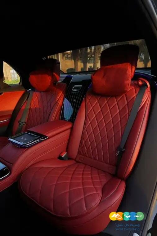 مرسيدس S500 لارج داخلية احمر