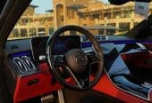 مرسيدس S500 لارج داخلية احمر