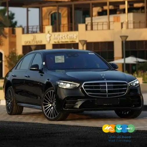 مرسيدس S500 لارج داخلية احمر