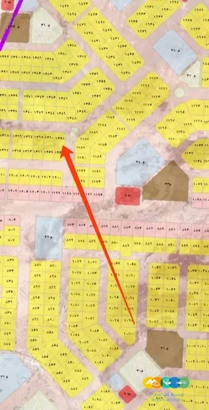 للبيع ارض الجامعة شارعين