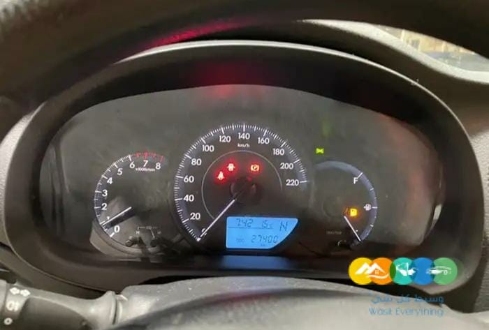 تويوتا يارس 2021 ممشى27 الف