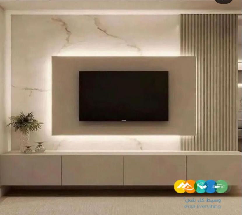 تركيب ديكورات شاشات بلازما