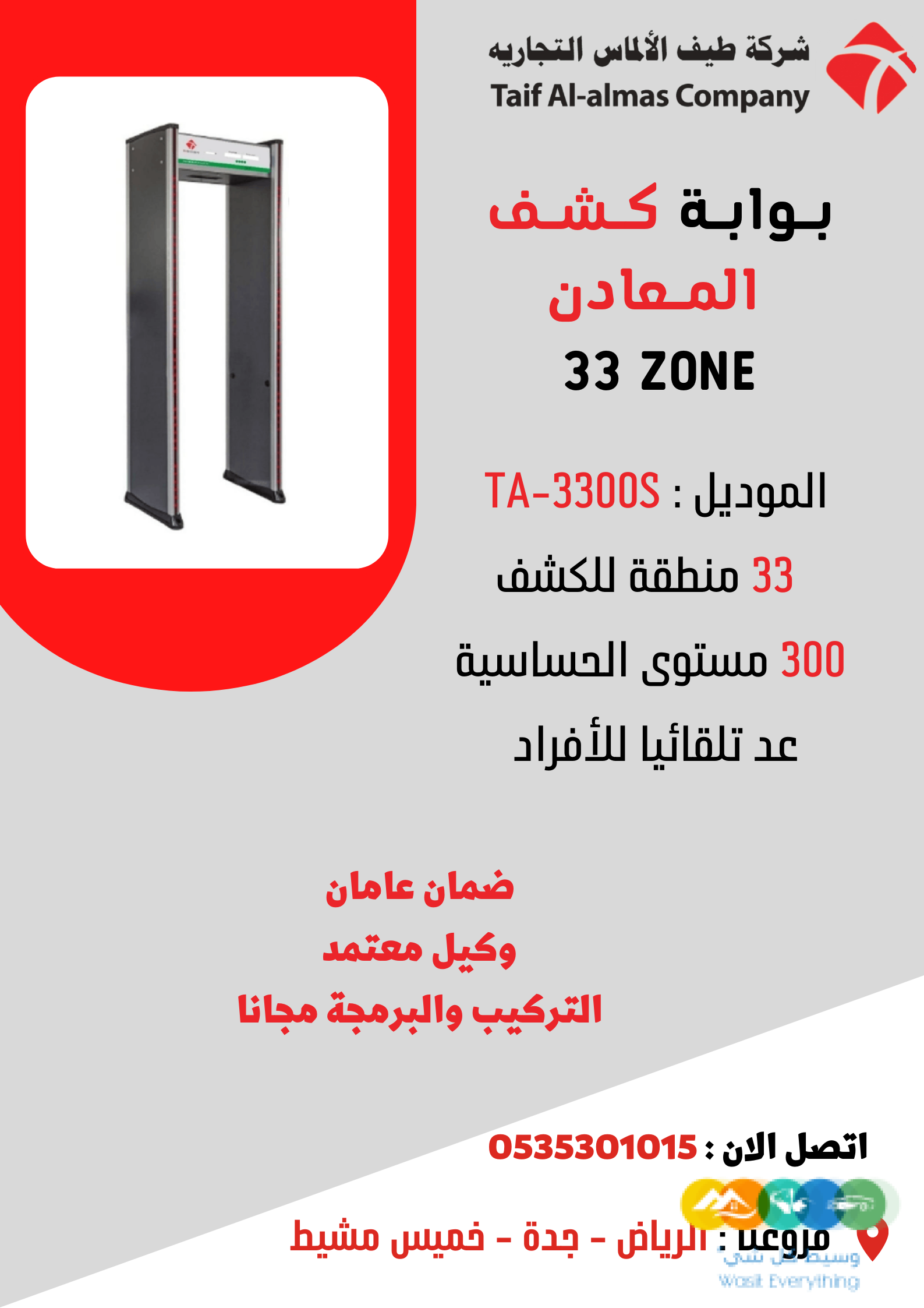 بوابة كشف المعادن والاسلحة 33