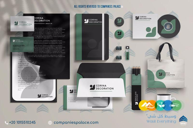 أفضل مصمم هوية تجارية مع قصر الشركات