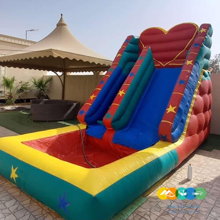 تأجير العاب هوائيه نطيطات ملعب صابوني زحليقه