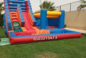 نطيطه زحليقه ملعب صابوني اجار