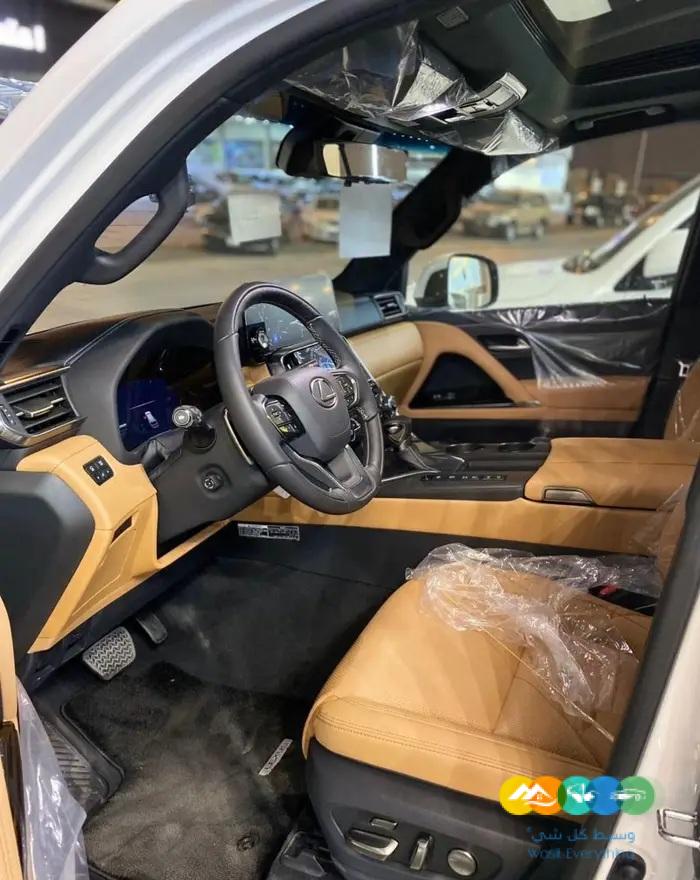 لكزس BB LX 600 فطيمي ابيض داخل جملي 2022