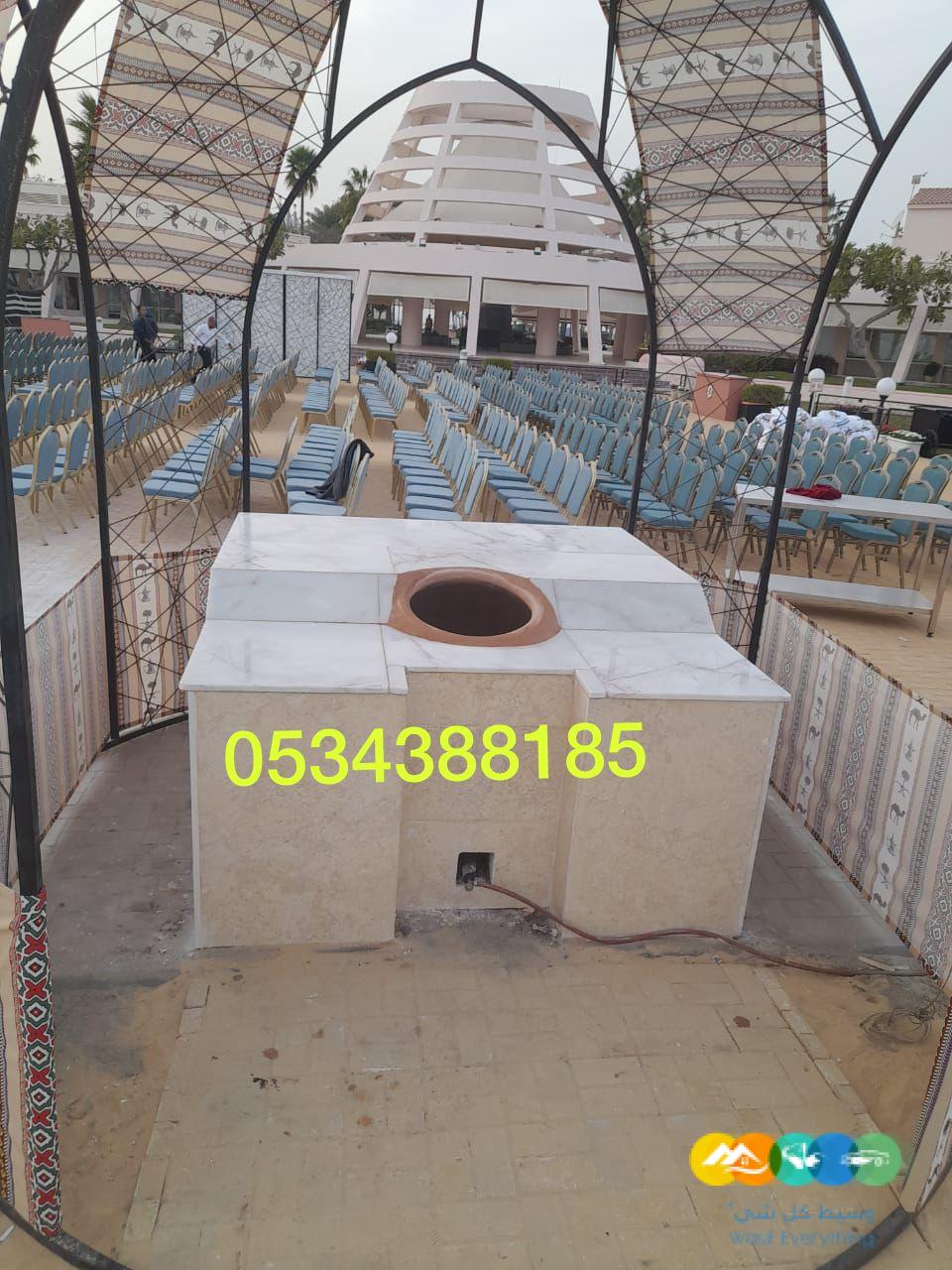 بناء شوايات بالطوب الاحمر في الهفوف الاحساء