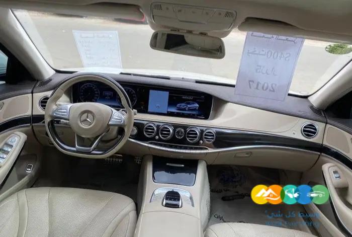 مرسيدس يخت 2017 S400 هايبرد ياباني 5 ازرار