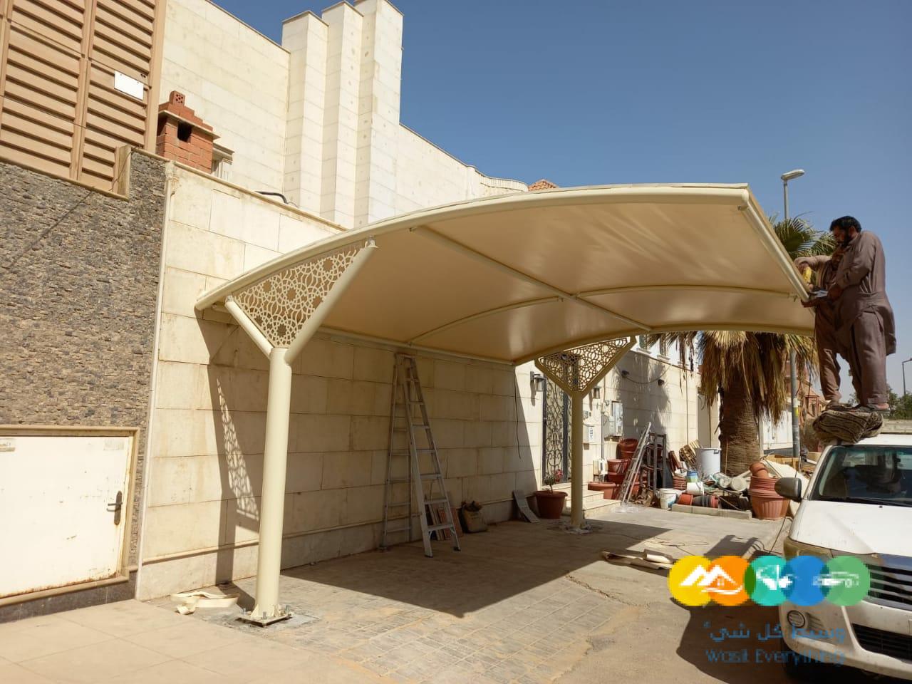 مظلات سيارات بارخص سعر بالرياض