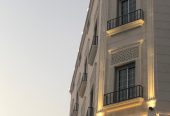 جي آر سي جده ، ديكورات اسمنتية خارجية