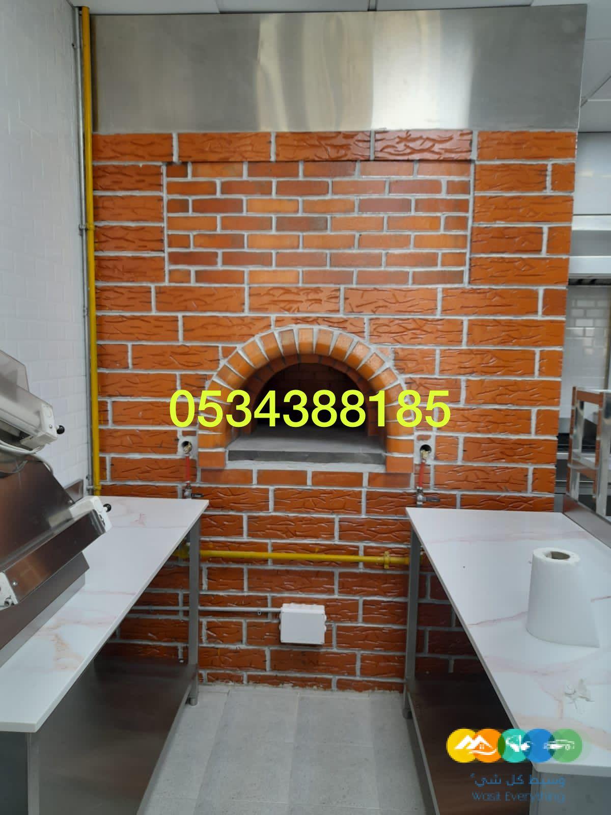 بناء شوايات حدائق منزلية خارجية وافران مطاعم