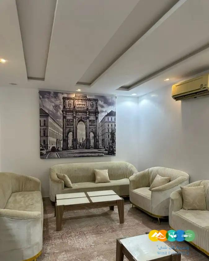 شقه ف الرياض حي طويق موثثة (( تم تاجير ))