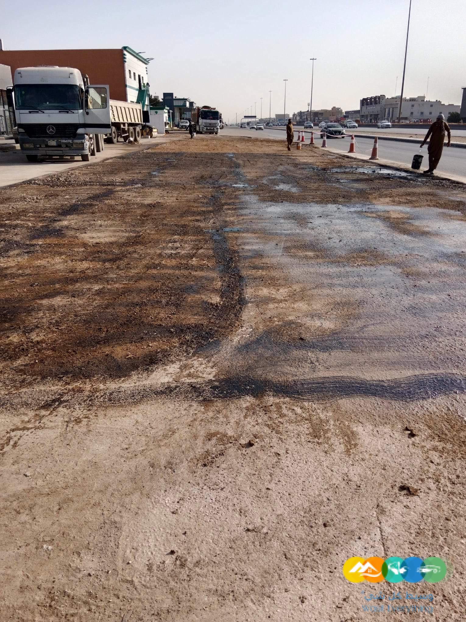 أعمال الاسفلت بسكورس وردميات