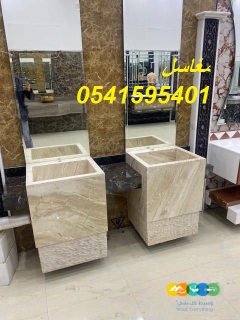 مغاسل رخام صناعي ديكورات مغاسل مميزة