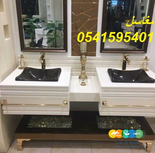 مغاسل رخام صناعي ديكورات مغاسل مميزة