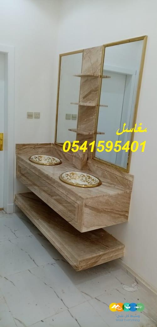 مغاسل رخام صناعي ديكورات مغاسل مميزة