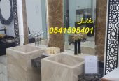 مغاسل رخام صناعي ديكورات مغاسل مميزة