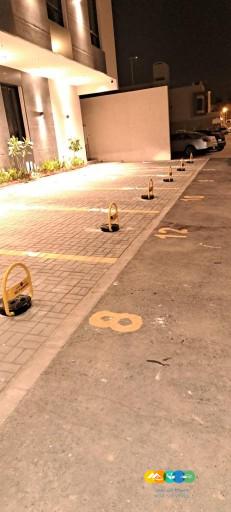 جهاز حجز مواقف للسيارات مصد سيارات