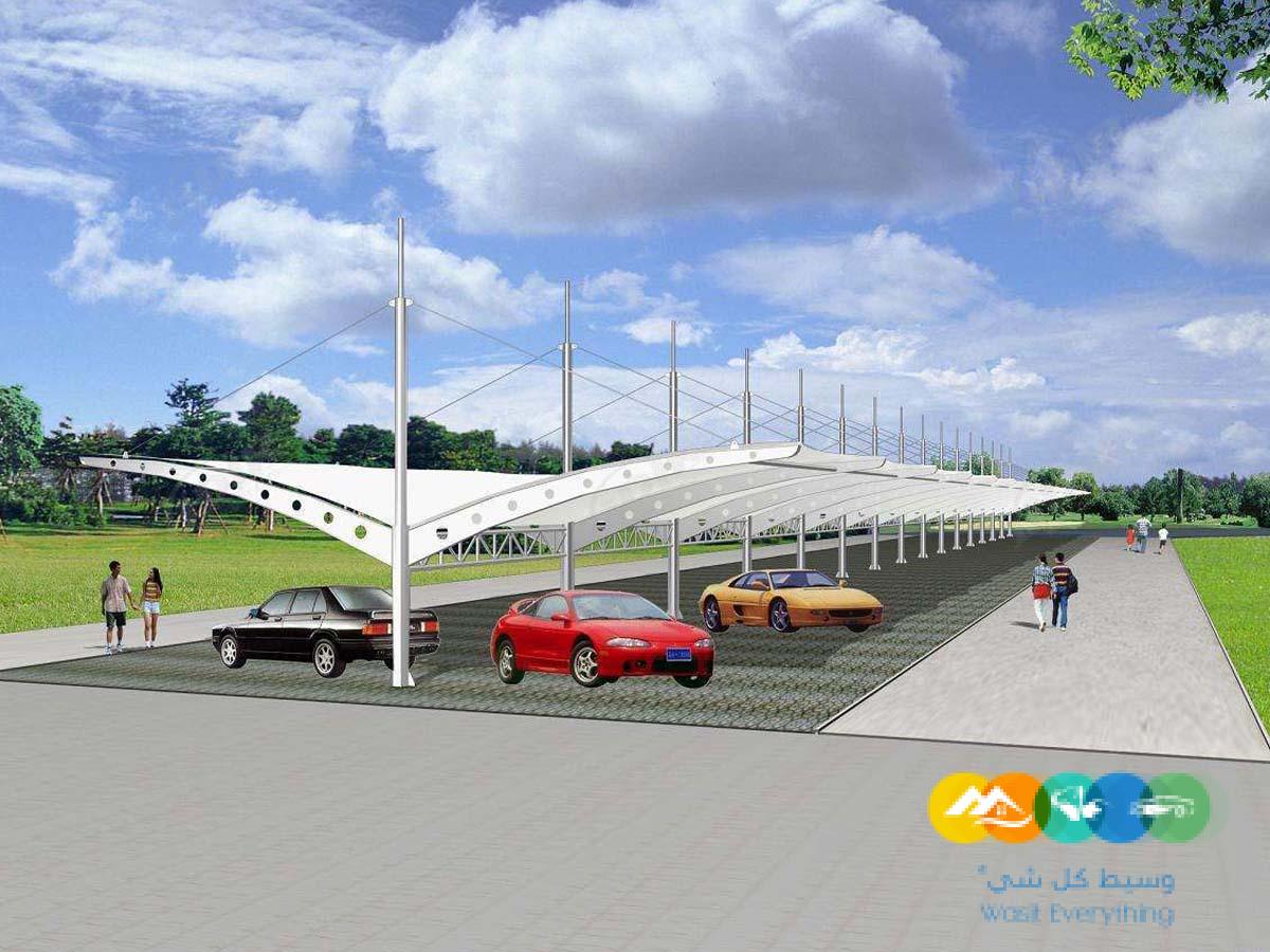 تركيب مظلات مواقف السيارات بالرياض