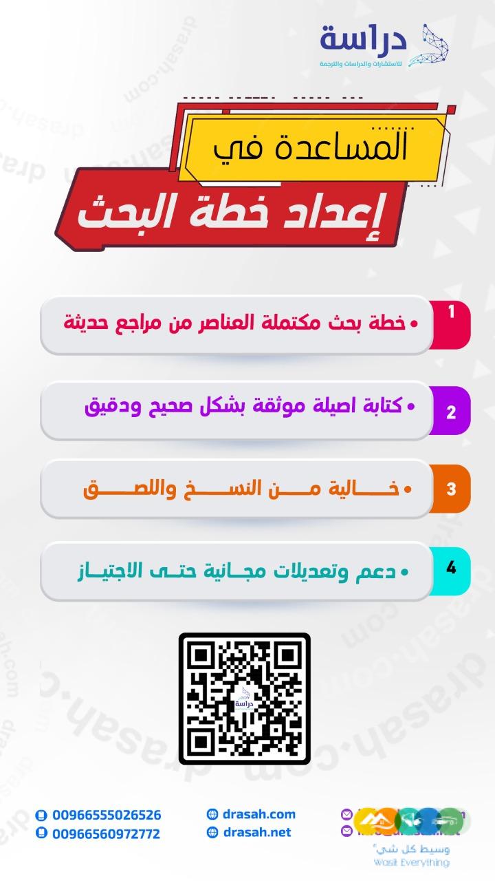 إعداد خطة البحث لرسالة الماجستير