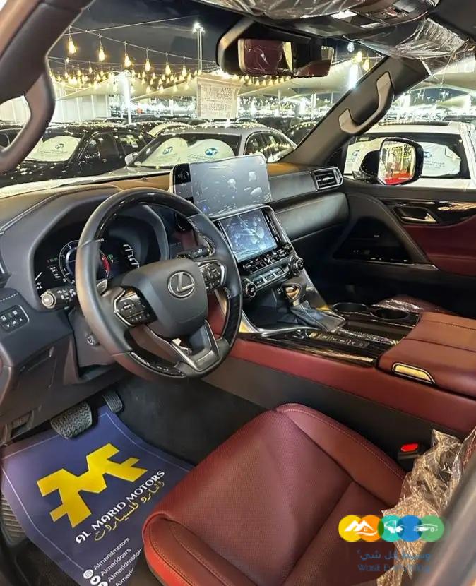 لكزس LX600 بي بي اصفار خليجي 2023 بليت ملكية