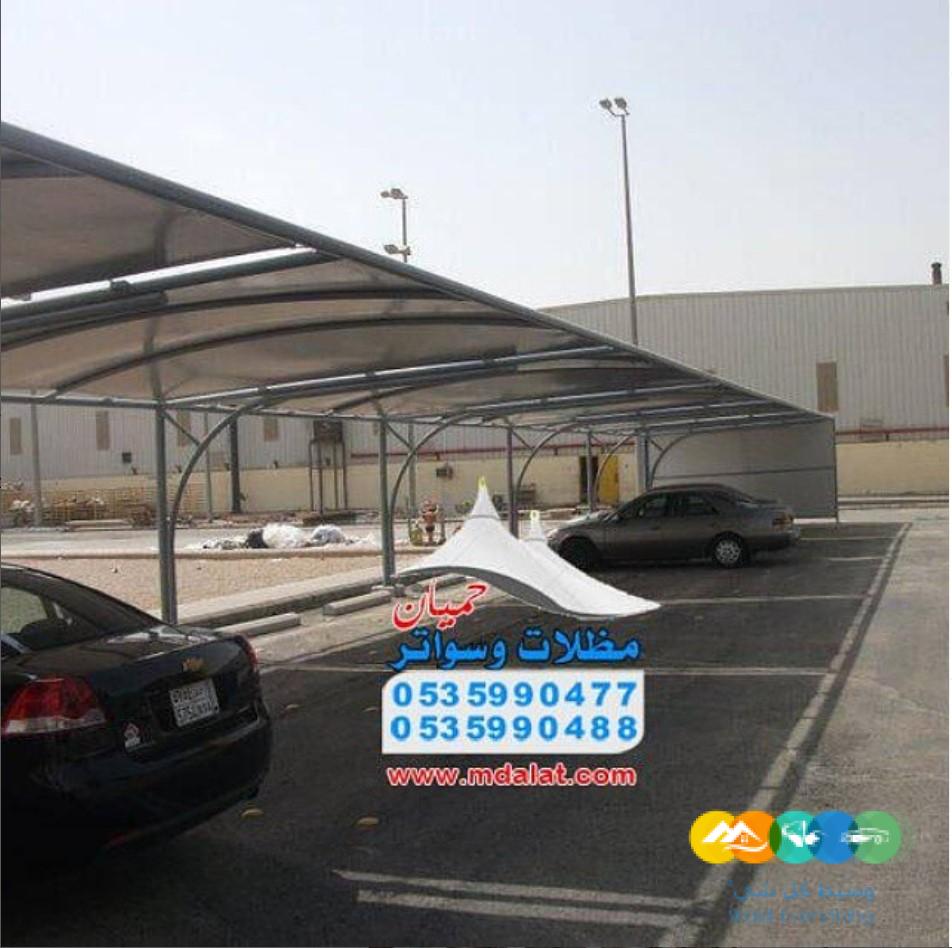 تركيب مشاريع المظلات والهناجر