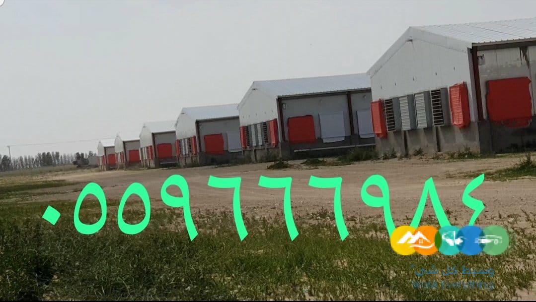 مقاول حظائر دواجن لاحم مغلقة 0559666984