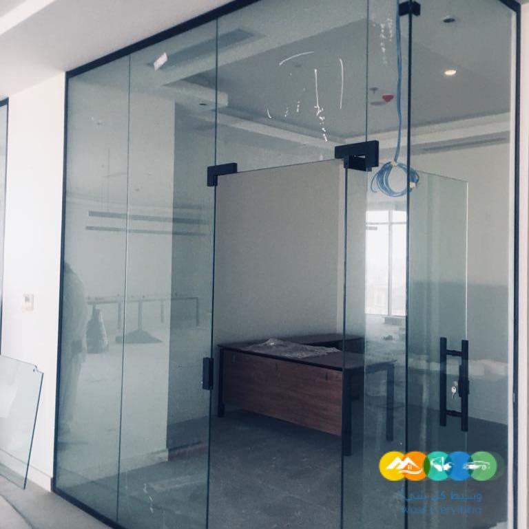 صيانه الابواب الزجاج السكريت وتركيب الزجاج في