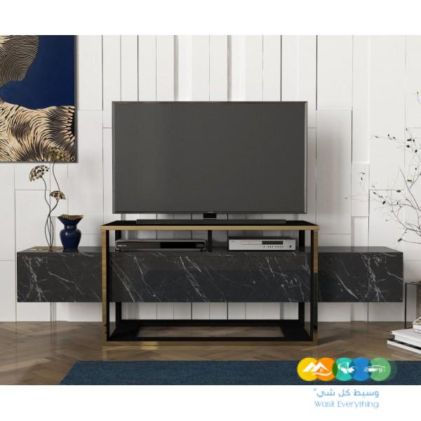 طاولة تلفزيون وطاولة قهوة وخدمة نظيفة مره