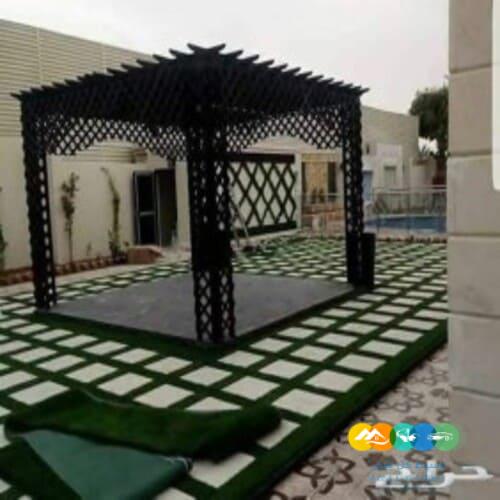 مظلات خشبية الطائف تفصيل المظلات 0552727598