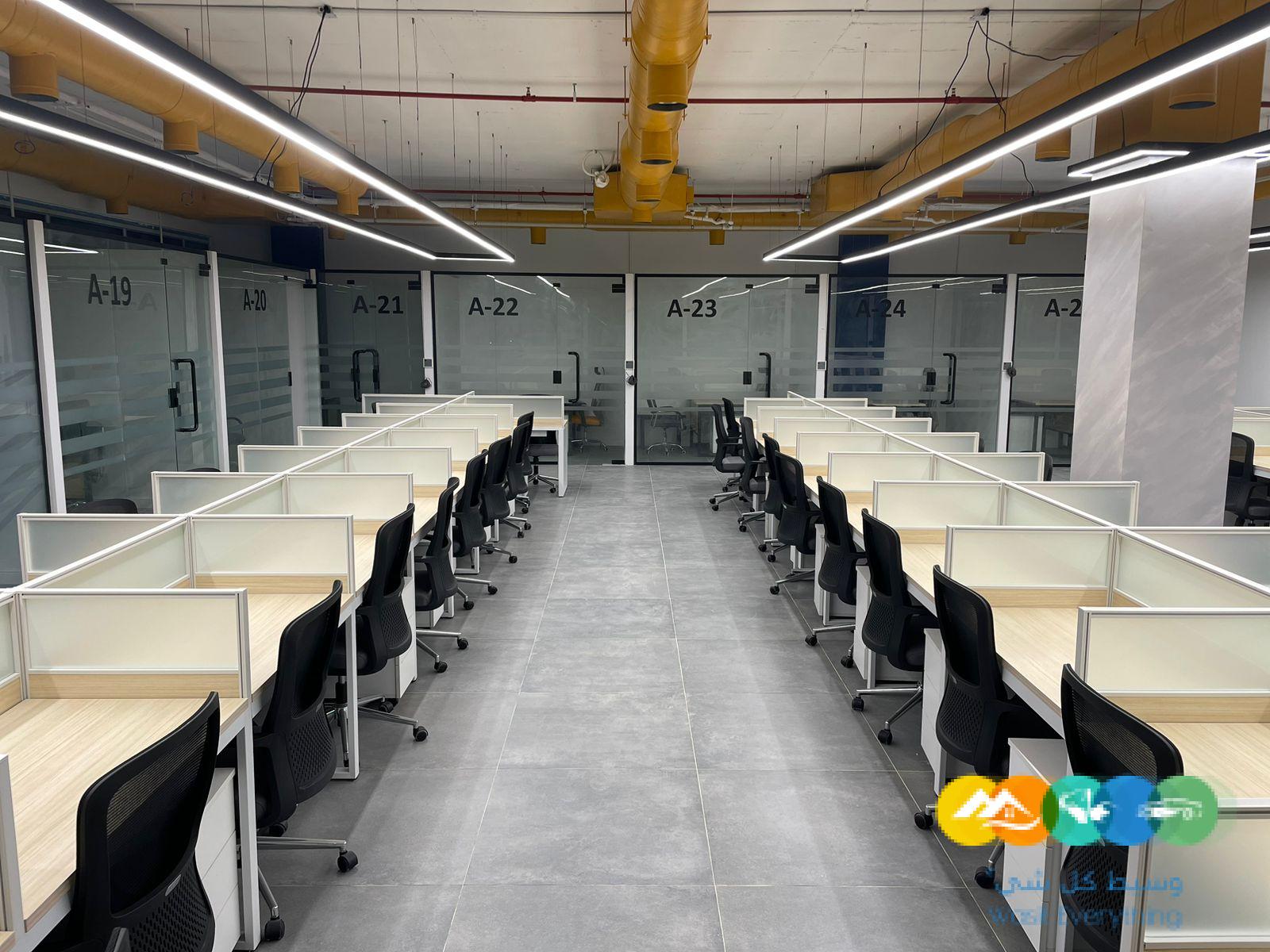 مكاتب مؤثثة للإيجار في حي السويدي