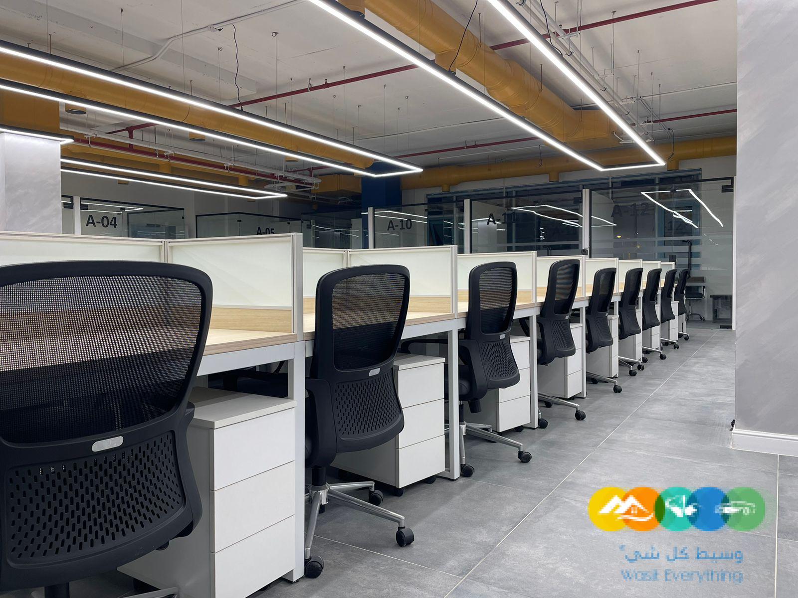 مكاتب مؤثثة للإيجار في حي السويدي