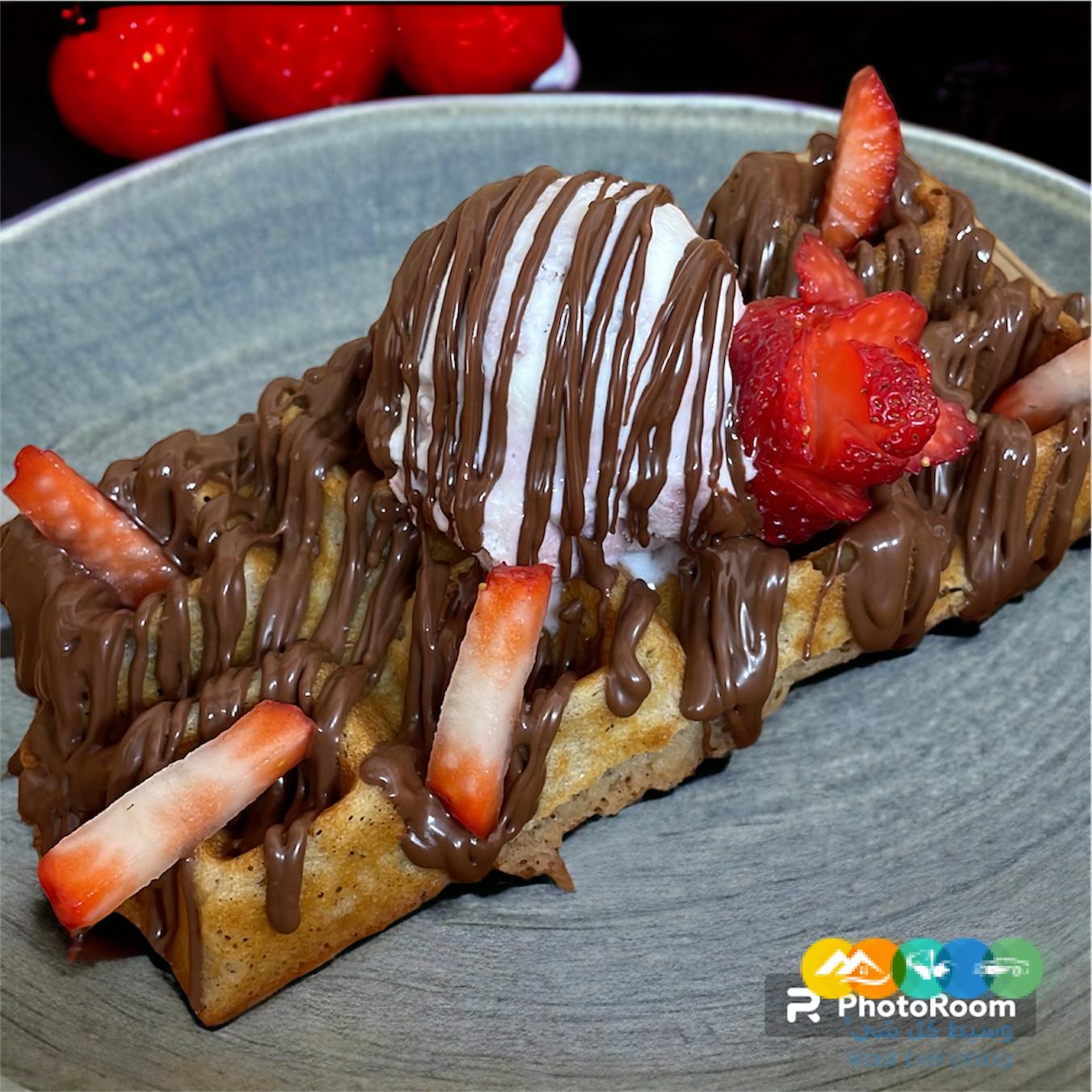 محل وافل وكريب للتقبيل