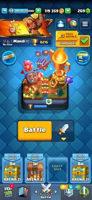 Clash royale account
