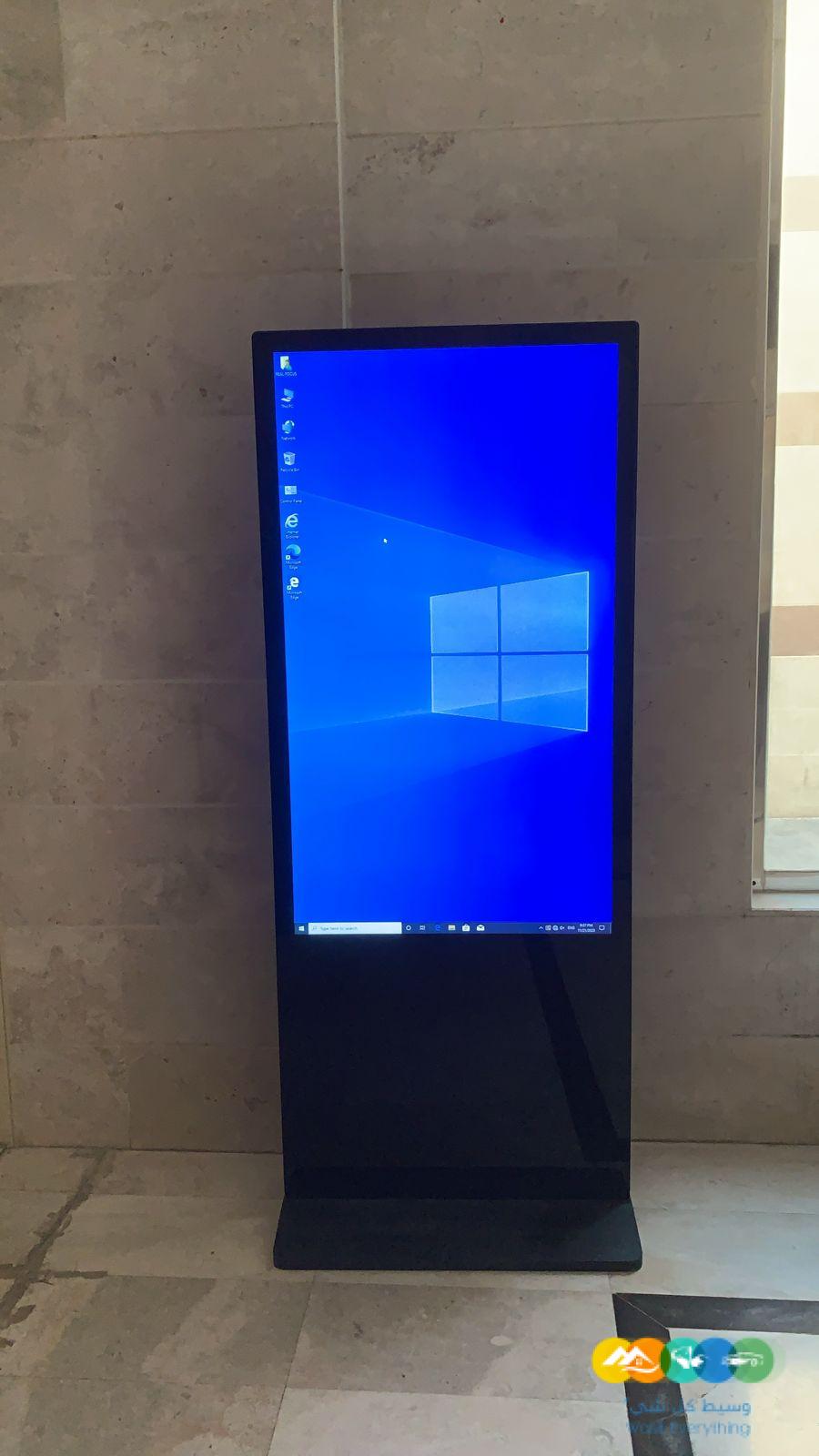 شاشات عرض طولية نظام ويندوز لمس كامل