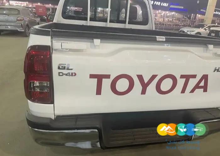 هايلكس 2024 GL ديزل بدون دبل بالنقد والتقسيط