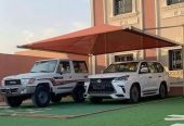 تركيب افضل انواع مظلات السيارات المملكة