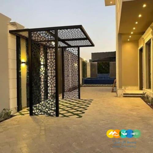 تركيب برجولات استراحات  , اشكال برجولات خشبية