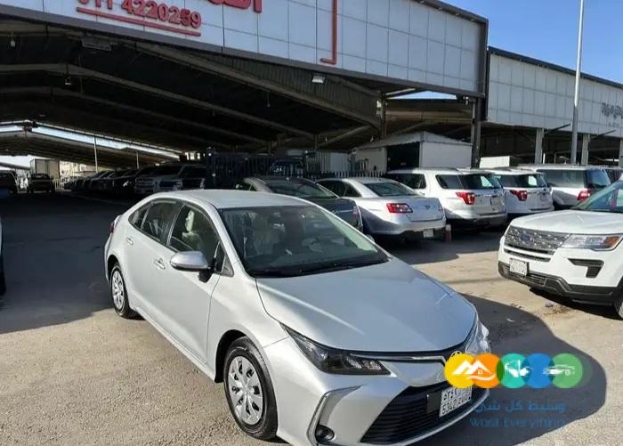 كرولا 2021 مخزن نضيف جدآ